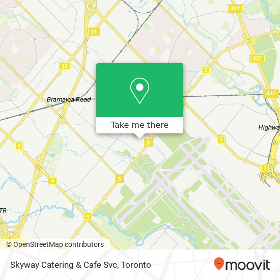 Skyway Catering & Cafe Svc map