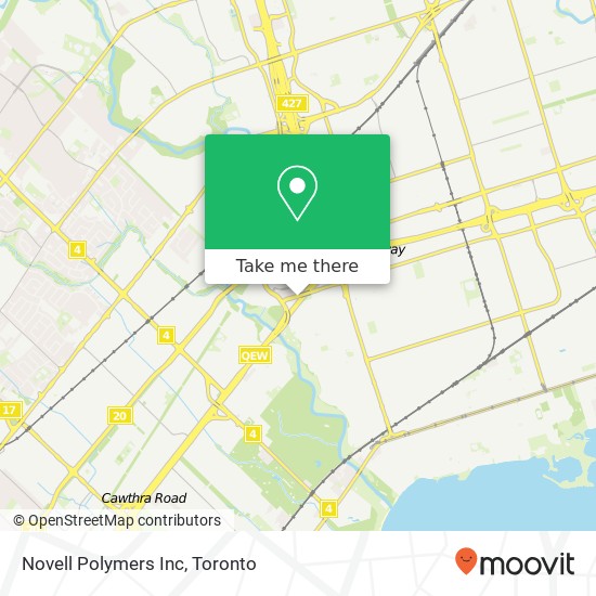 Novell Polymers Inc map