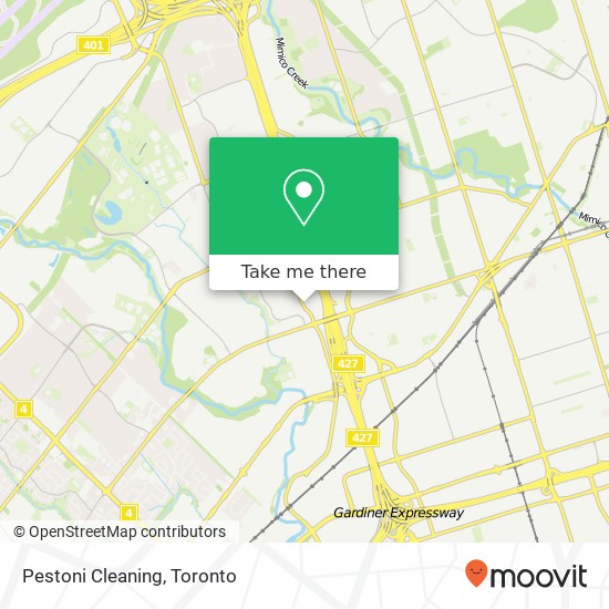 Pestoni Cleaning map