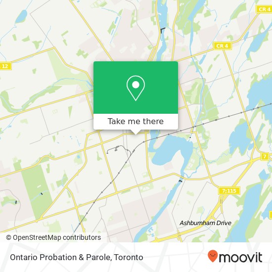 Ontario Probation & Parole map