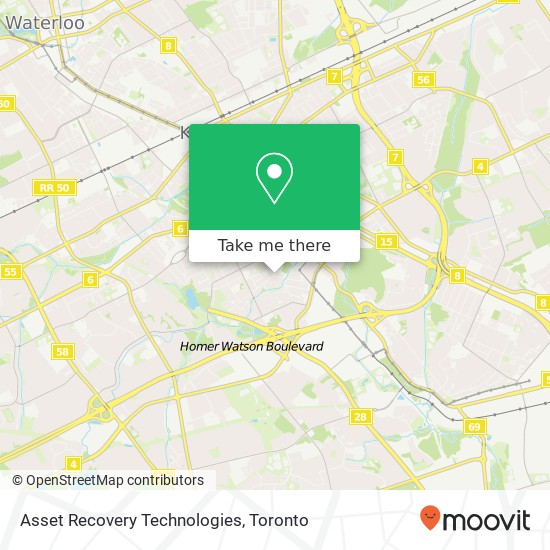 Asset Recovery Technologies map