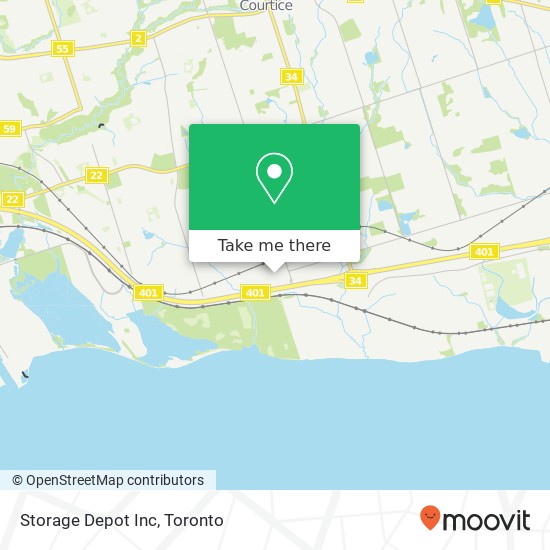 Storage Depot Inc map