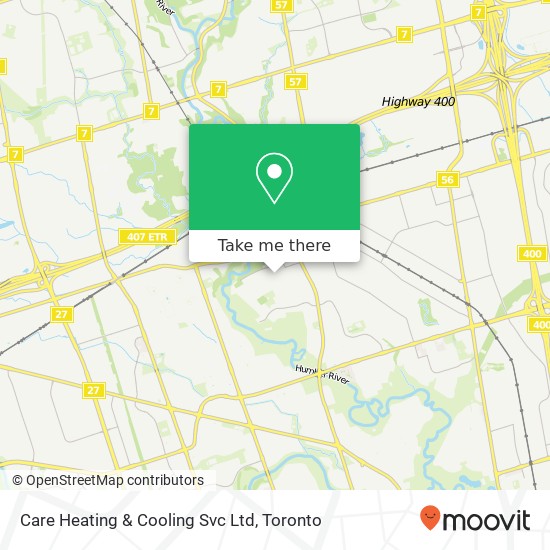Care Heating & Cooling Svc Ltd map