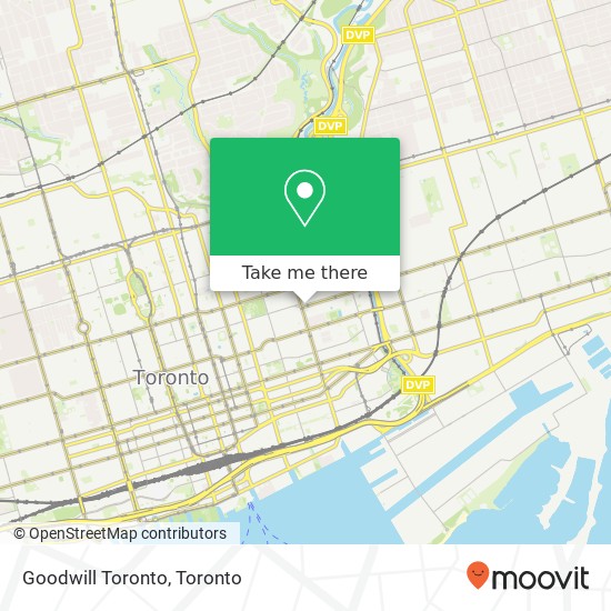 Goodwill Toronto map