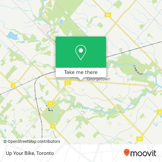 Up Your Bike map