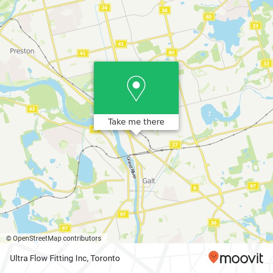 Ultra Flow Fitting Inc map