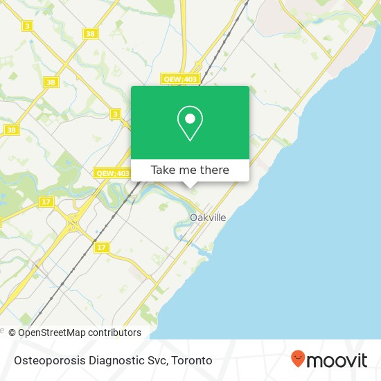 Osteoporosis Diagnostic Svc map