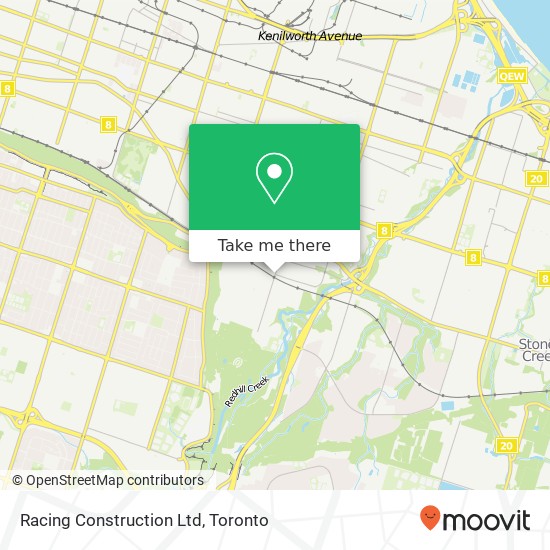 Racing Construction Ltd map