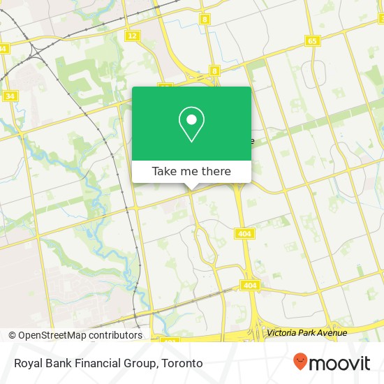 Royal Bank Financial Group map