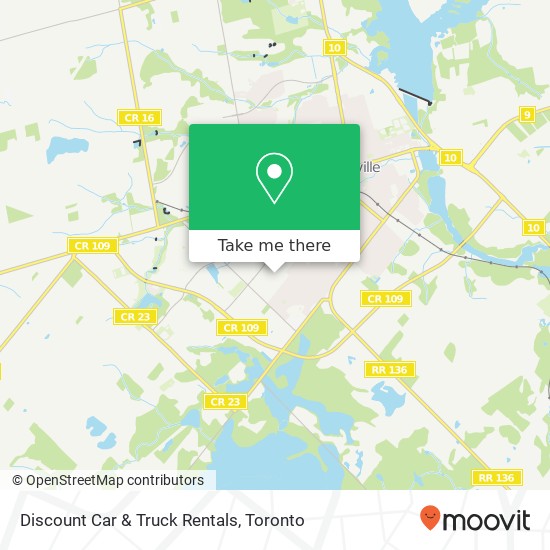 Discount Car & Truck Rentals map