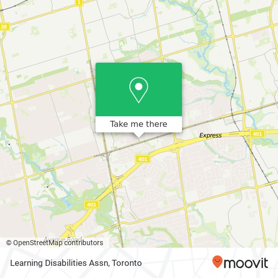 Learning Disabilities Assn map