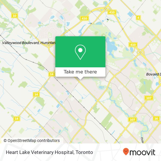 Heart Lake Veterinary Hospital map