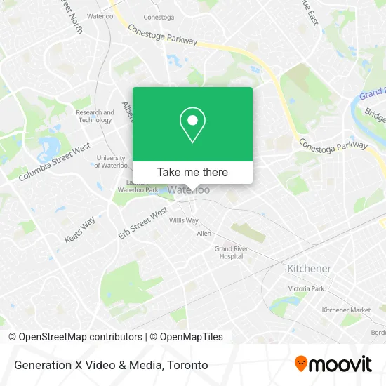 Generation X Video & Media map