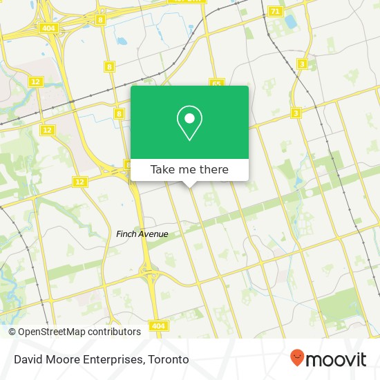 David Moore Enterprises map