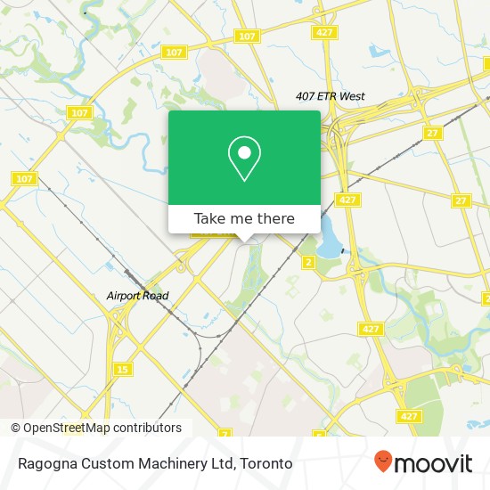 Ragogna Custom Machinery Ltd map