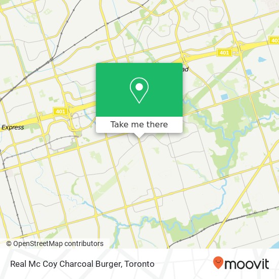 Real Mc Coy Charcoal Burger map