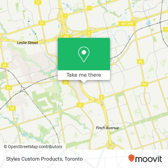 Styles Custom Products map