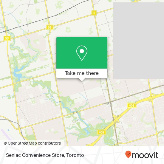 Senlac Convenience Store map