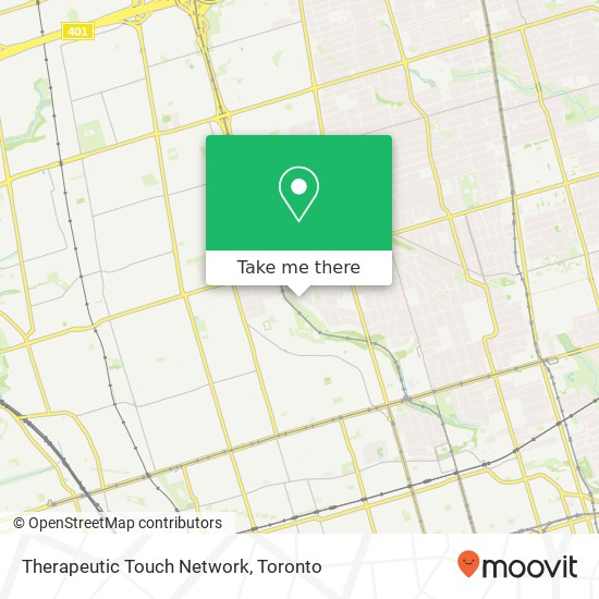 Therapeutic Touch Network map