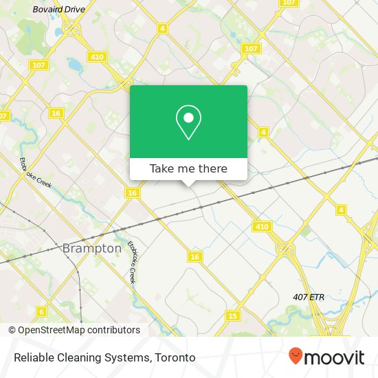 Reliable Cleaning Systems map