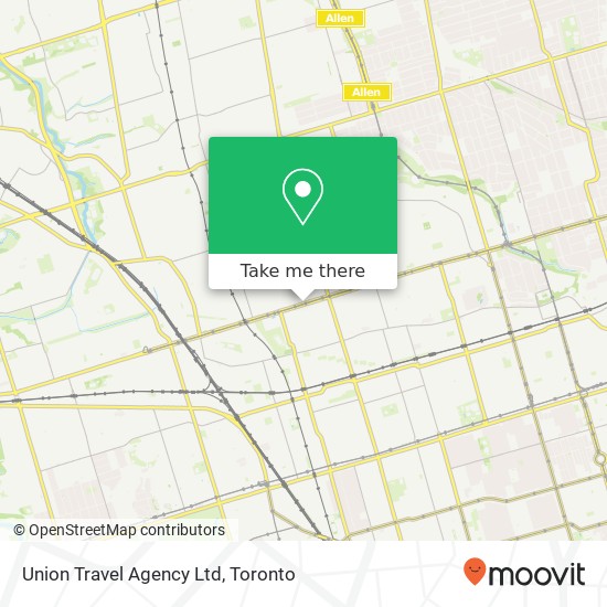 Union Travel Agency Ltd map