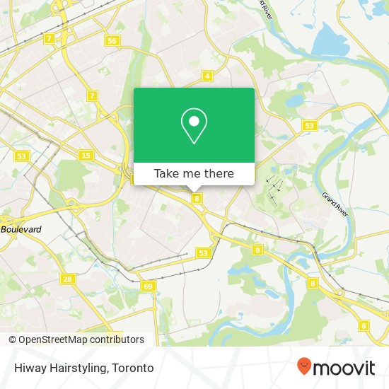 Hiway Hairstyling map