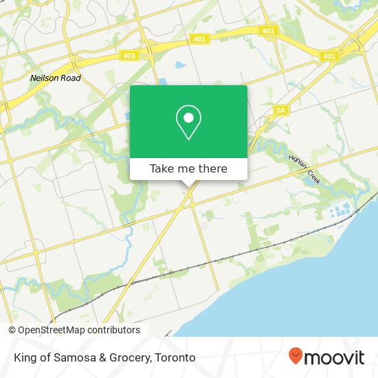 King of Samosa & Grocery map