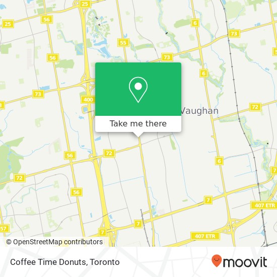 Coffee Time Donuts map