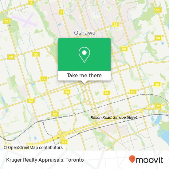 Kruger Realty Appraisals map