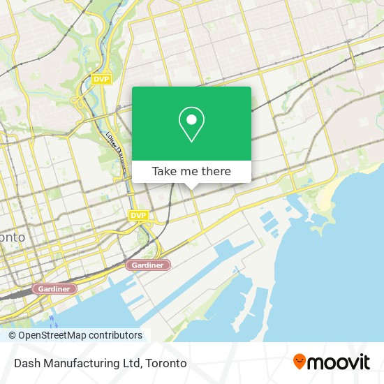 Dash Manufacturing Ltd map