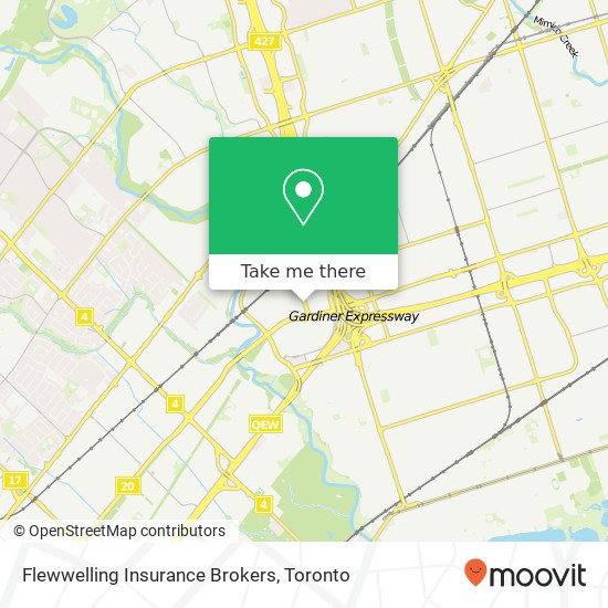 Flewwelling Insurance Brokers map