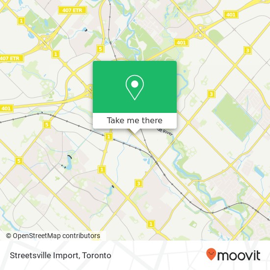 Streetsville Import map