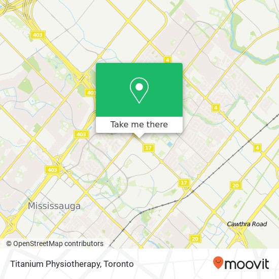 Titanium Physiotherapy map