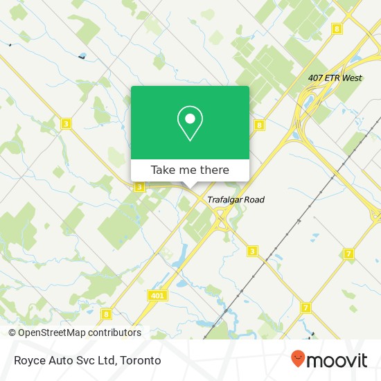 Royce Auto Svc Ltd map