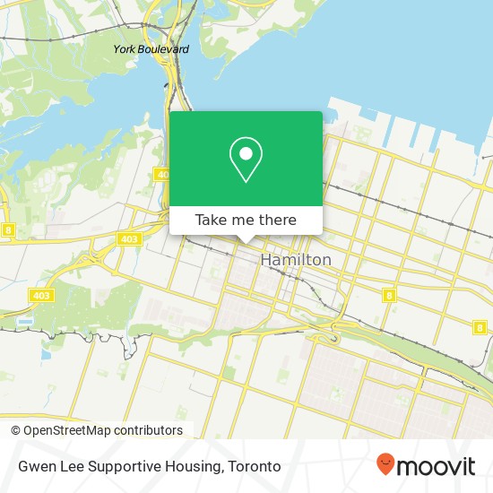 Gwen Lee Supportive Housing map