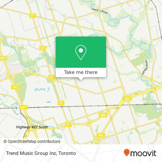 Trend Music Group Inc map