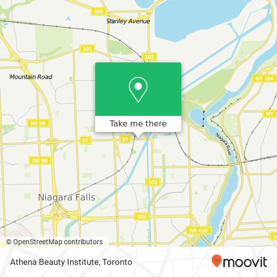 Athena Beauty Institute map