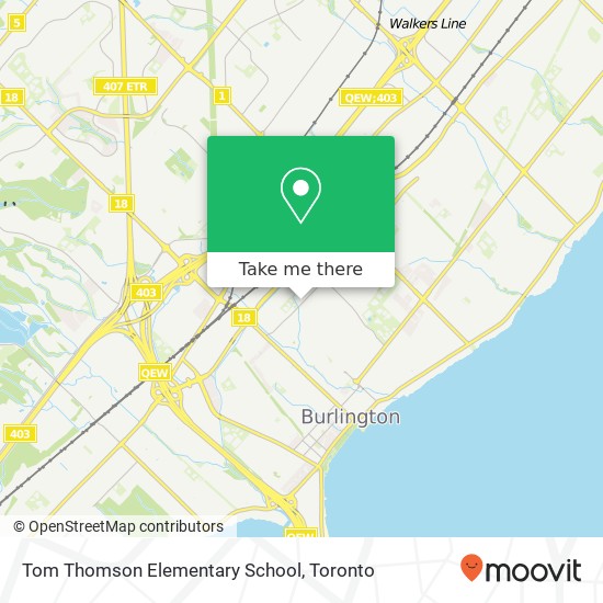 Tom Thomson Elementary School map