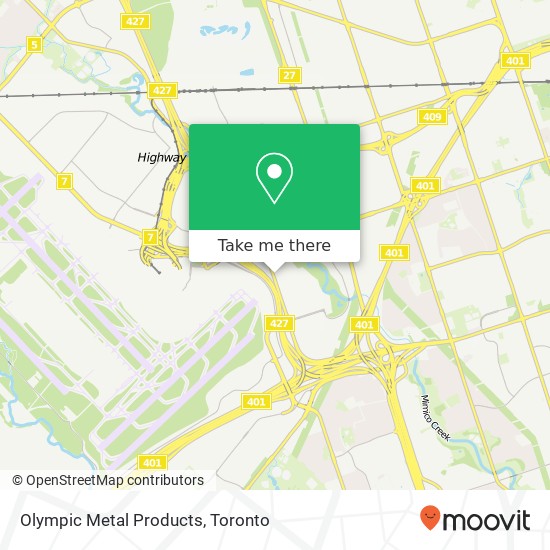 Olympic Metal Products map