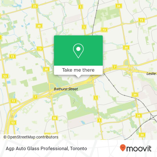 Agp Auto Glass Professional map