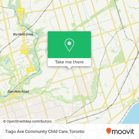 Tiago Ave Community Child Care map