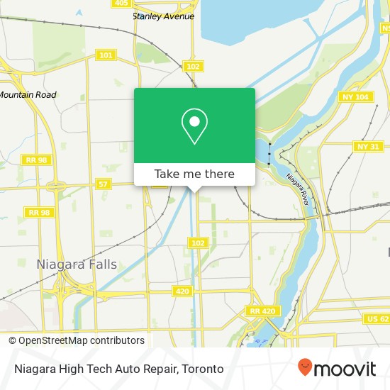 Niagara High Tech Auto Repair map