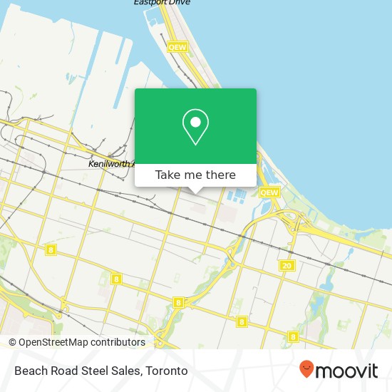 Beach Road Steel Sales map