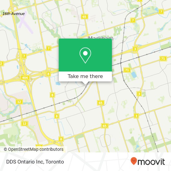 DDS Ontario Inc map