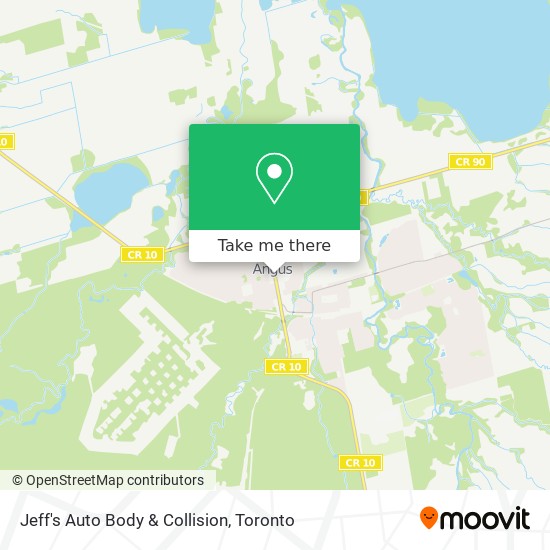 Jeff's Auto Body & Collision map