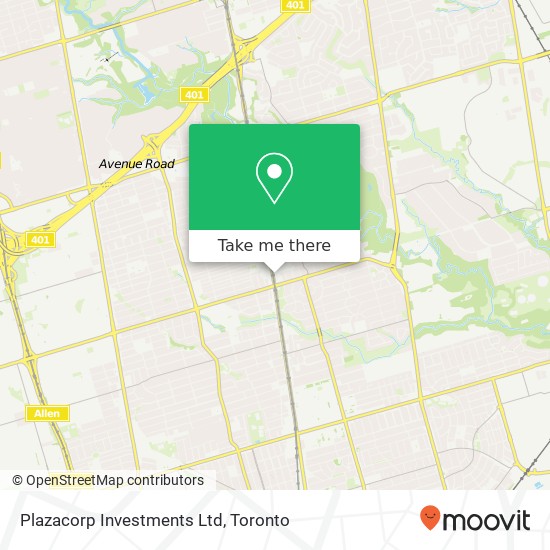 Plazacorp Investments Ltd map