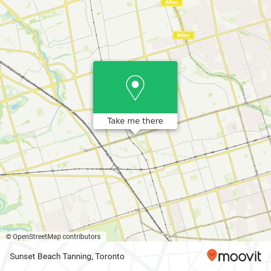 Sunset Beach Tanning map