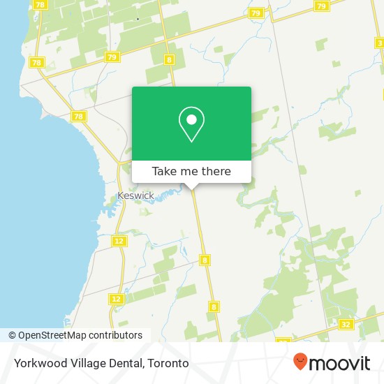 Yorkwood Village Dental map
