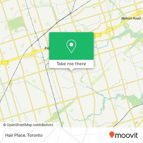 Hair Place map