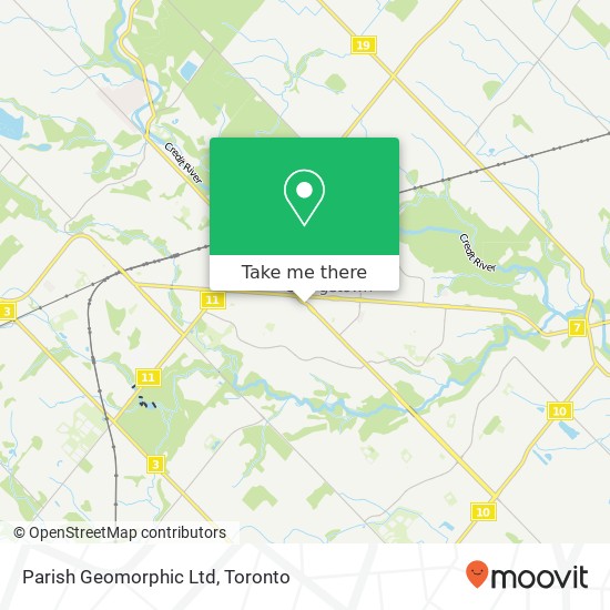 Parish Geomorphic Ltd map